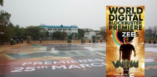 Zee5 celebrates the release of Valimai with a 10000sq feet poster Zee5’s