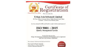 Urban Axis recognized with ISO 9001:2015 certification for Quality Management system Urban Axis recognized with ISO 9001:2015 certification for Quality Management system