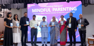 Dr Kiran Bedi and CBSE Director Dr Biswajit Saha release book on ‘Mindful Parenting’ by Author Ajayya Kumar