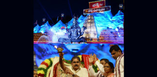 The Grand Bhakti TV Koti Deeposthavam is on