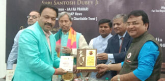 Varanasi’s Sachin Mishra awarded Rashtriya Gaurav Samman for contribution to environmental protection and social service