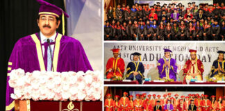First convocation of AAFT University of Media and Arts was a grand show