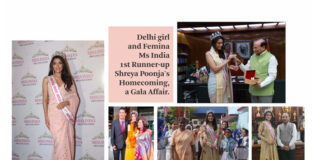 Delhi girl and Femina Miss India 2023 1st Runner-Up Shreya Poonja’s homecoming, a gala affair!