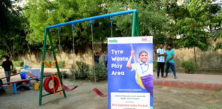 RLG Systems India Announces Launch of Eco-friendly Play Area Constructed from Tyres in association with Noida Authority