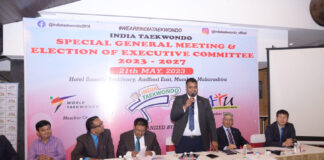 Shirgaonkar elected unopposed as India Taekwondo Chief