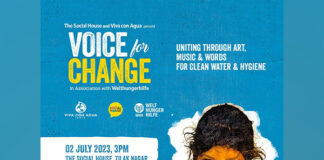 THE SOCIAL HOUSE collaborated with German NGOs ‘Viva con Agua’ and ‘Welthungerhilfe’ for Voice for Change