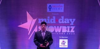 Producer Actor Shantanu Bhamare got felicitated at The Mid-Day Showbiz Icons 2023 Awards