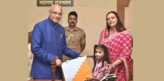 “Inspiring Raksha Bandhan Celebration: Cancer Survivor Kids and Handicapped Girls Tie Rakhi to Honorable Governor Ramesh Bais ji, Organized by Kamala Ankibai Ghamandiram Gowani Trust”