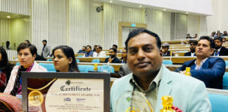 Prestigious Atal Samman Samaroh 2024: Conferred to Mr. Afzal Kamal in the field of excellent services in the healthcare journalism, by Top notch Foundation