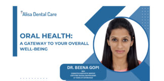 Dr. Beena Gopi, asserts the importance of Oral health as a window to your overall health