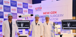 STAR Hospitals, Nanakramguda Launches New-Gen Robotic Surgery System for Joint Replacement Surgery