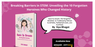 Clever Fox Publishing invites you to Dare to Dream: The Forgotten Heroines: 10 Trailblazing Female Scientists, Mathematicians, and Inventors with Siya Bhagat