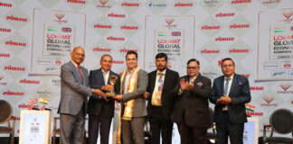 CA Abhay Bhutada Honoured with Bharat Bhushan Award at Lokmat Global Economic Convention