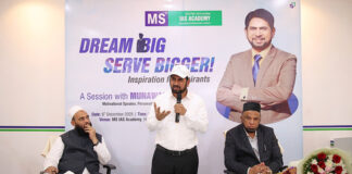 Motivational Speaker Munawar Zama Inspires Civil Services Aspirants at MS IAS Academy