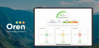 Oren Launches Free, AI-Powered ESG Tool to Help Companies Headstart Their Sustainability Journey