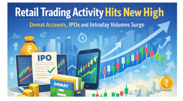 Retail Trading Activity Hits New High as Demat Accounts, IPOs and Intraday Volumes Surge