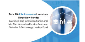 Tata AIA Life Insurance Launches Three New Funds: Large Mid Cap Innovation Fund, Large Mid Cap Innovation Pension Fund, and Global AI & Technology Leaders Fund