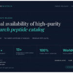 Miro Biotech Announces Global Availability of High-Purity Research Peptide Catalog