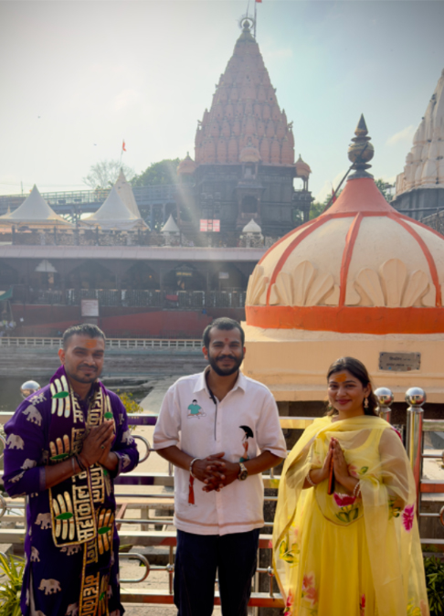 From the Cage to the Community MMA Star Nitesh Yadav Seeks Mahakal's Blessings Before Launching New Mumbai Fitness Hub