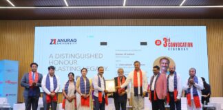 Anurag University Confers Degrees on 2,789 Graduates at Annual Convocation