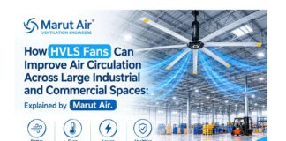 How HVLS Fans Can Improve Air Circulation Across Large Industrial and Commercial Spaces: Explained by Marut Air