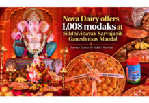 From a 120 Kg Modak to 1,008 Modaks: Nova Dairy Continues Its Ganesh Chaturthi Tradition in Mumbai